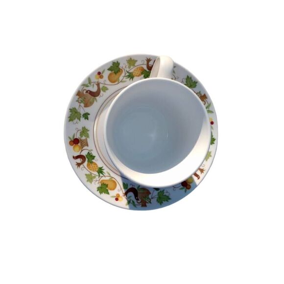 Noritake Japan cup and saucer set. discontinued pattern homecoming 9002 - Picture 3 of 5